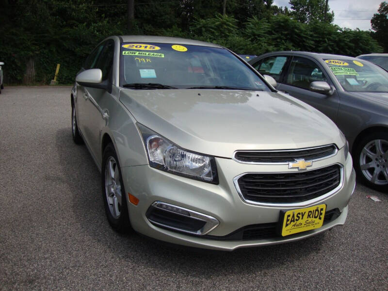 2015 Chevrolet Cruze for sale at Easy Ride Auto Sales Inc in Chester VA