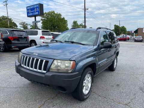 2004 Jeep Grand Cherokee for sale at Brewster Used Cars in Anderson SC