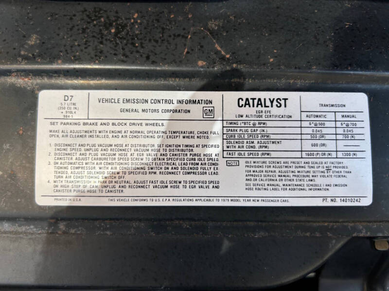 1979 Chevrolet Camaro