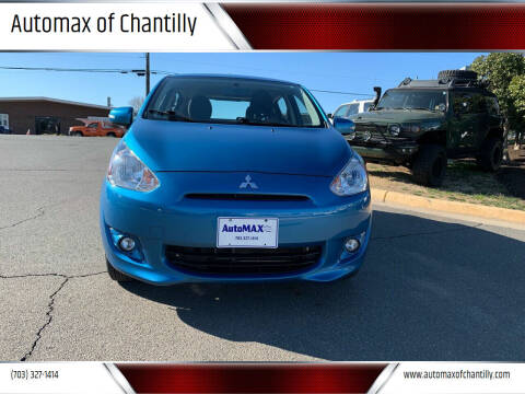 2015 Mitsubishi Mirage for sale at Automax of Chantilly in Chantilly VA