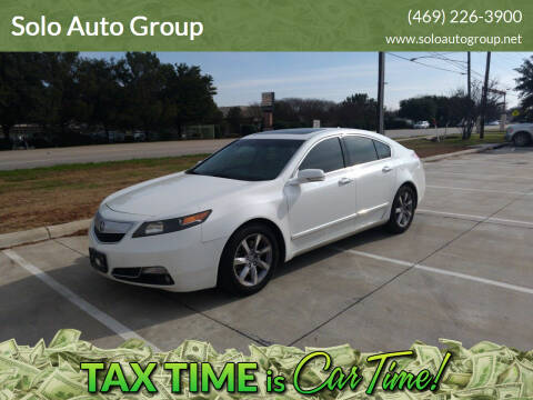 2013 Acura TL for sale at SOLOAUTOGROUP in Mckinney TX