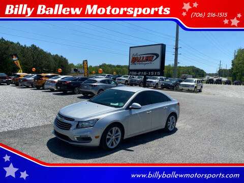 2016 Chevrolet Cruze Limited for sale at Billy Ballew Motorsports in Dawsonville GA