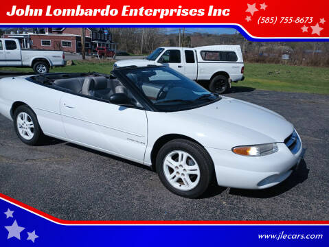 1997 Chrysler Sebring for sale at John Lombardo Enterprises Inc in Rochester NY