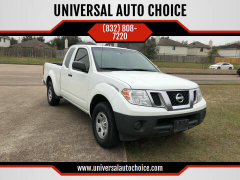 2017 Nissan Frontier for sale at UNIVERSAL AUTO CHOICE in Houston TX