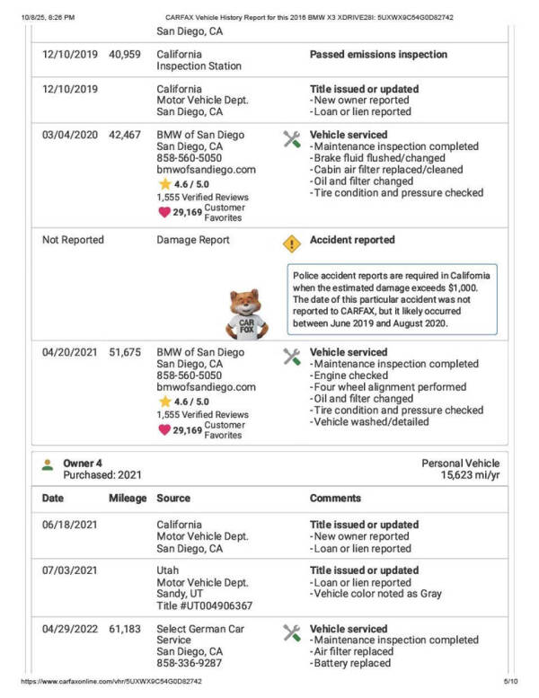 2016 BMW X3 xDrive28i