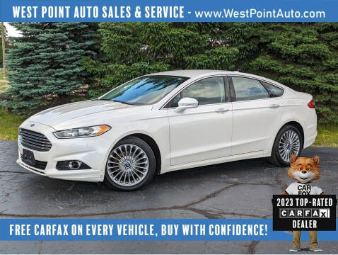 2013 Ford Fusion for sale at West Point Auto Sales & Service in Mattawan MI