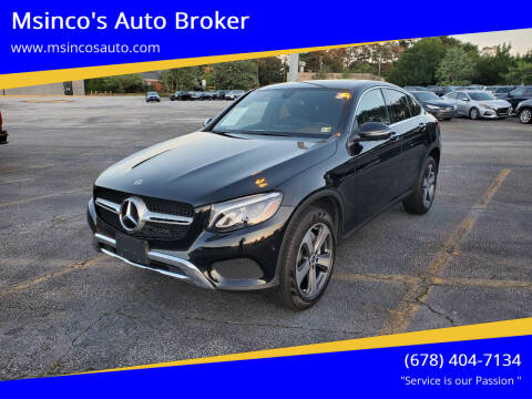 2019 Mercedes-Benz GLC for sale at Msinco's Auto Broker in Snellville GA