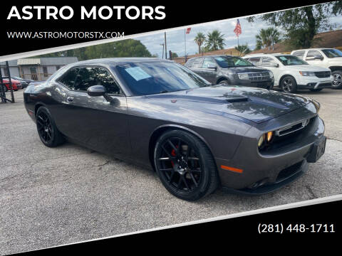 2015 Dodge Challenger for sale at ASTRO MOTORS in Houston TX