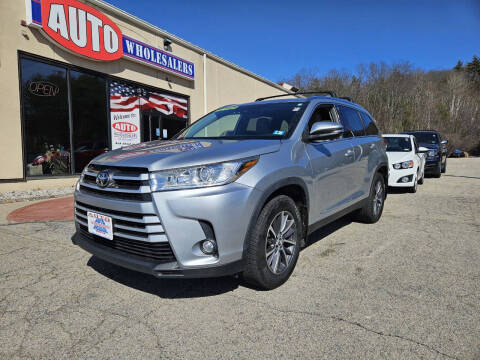 2019 Toyota Highlander for sale at Auto Wholesalers Of Hooksett in Hooksett NH