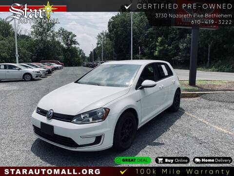 2016 Volkswagen e-Golf for sale at Star Auto Mall in Bethlehem PA
