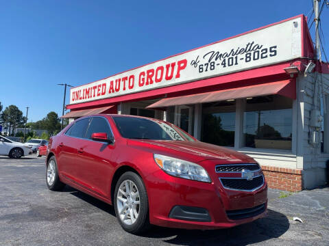 2013 Chevrolet Malibu for sale at Unlimited Auto Group of Marietta in Marietta GA