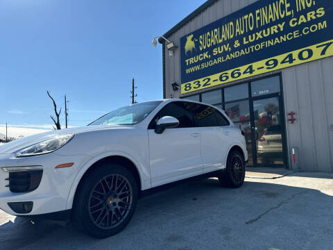 2017 Porsche Cayenne for sale at Sugarland Auto Finance in Houston TX