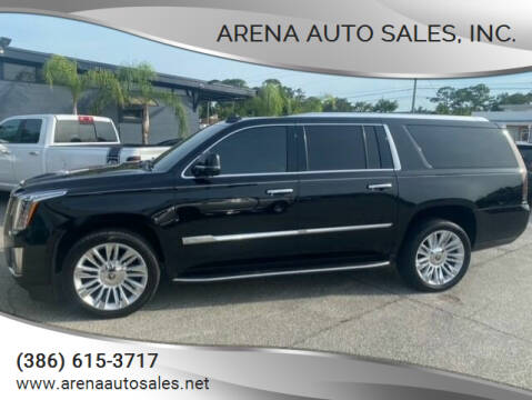 2016 Cadillac Escalade ESV for sale at ARENA AUTO SALES,  INC. in Holly Hill FL
