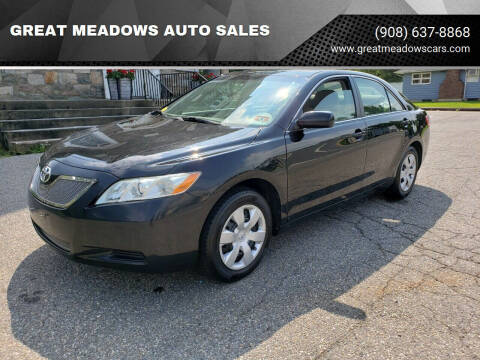 2007 Toyota Camry for sale at GREAT MEADOWS AUTO SALES in Great Meadows NJ