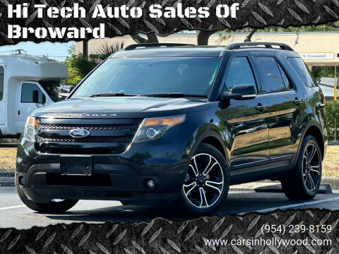 2015 Ford Explorer for sale at Hi Tech Auto Sales Of Broward in Hollywood FL