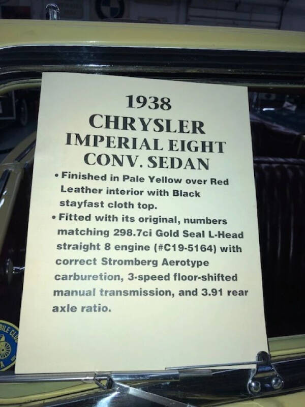 1938 Chrysler Imperial