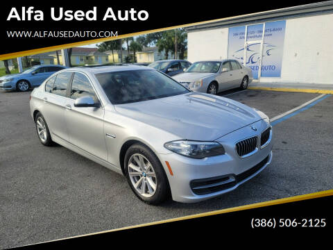 2014 BMW 5 Series for sale at Alfa Used Auto in Holly Hill FL