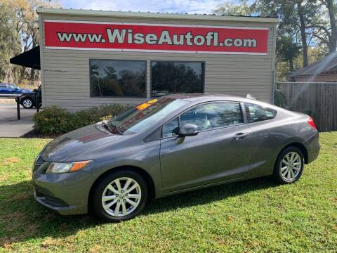 2012 Honda Civic for sale at WISE AUTO SALES in Ocala FL