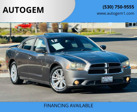 2012 Dodge Charger for sale at AUTOGEM in Davis CA