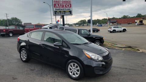 2013 Kia Rio for sale at FIRST CHOICE AUTO Inc in Middletown OH