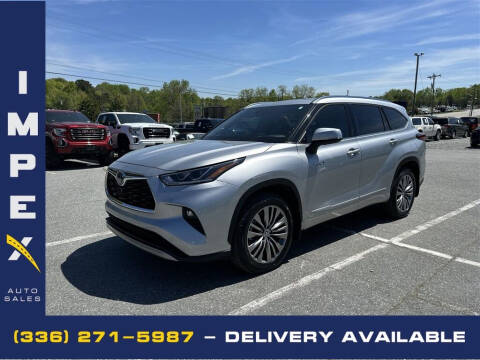 2020 Toyota Highlander Hybrid for sale at Impex Auto Sales in Greensboro NC