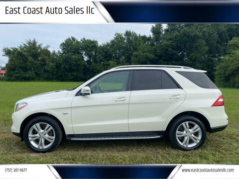 2012 Mercedes-Benz M-Class for sale at East Coast Auto Sales llc in Virginia Beach VA