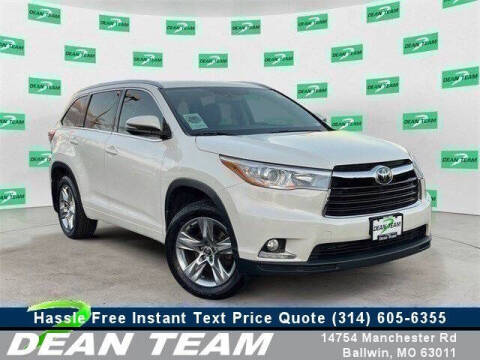 2016 Toyota Highlander for sale at St. Louis Auto Finance in Saint Louis MO