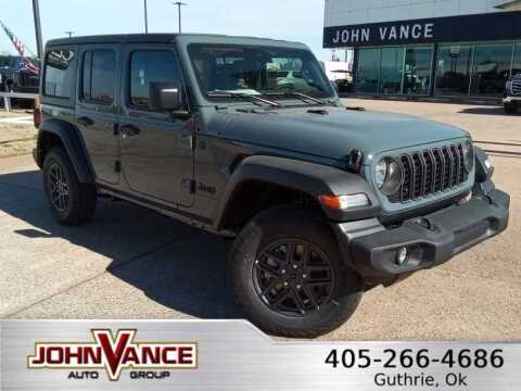 2024 Jeep Wrangler for sale at Vance Fleet Services in Guthrie OK