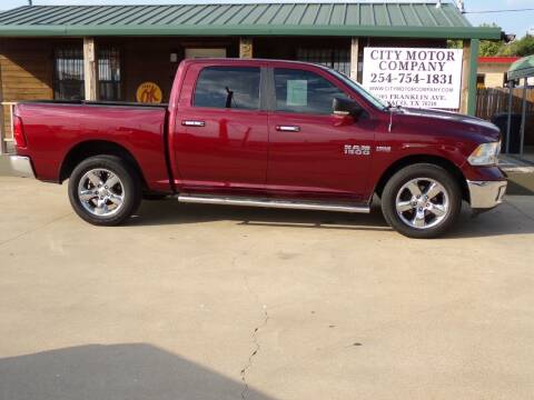 2017 RAM 1500 for sale at CITY MOTOR COMPANY in Waco TX