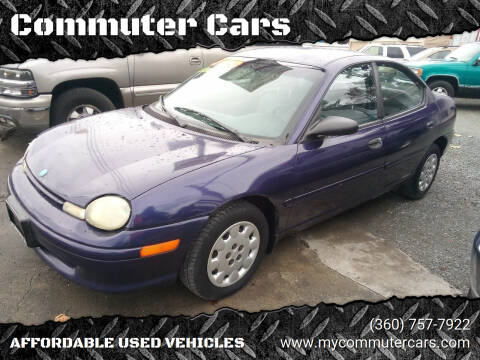 1998 Plymouth Neon for sale at Commuter Cars in Burlington WA