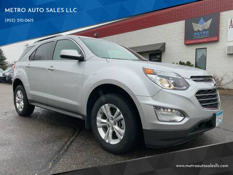 2017 Chevrolet Equinox for sale at METRO AUTO SALES LLC in Lino Lakes MN