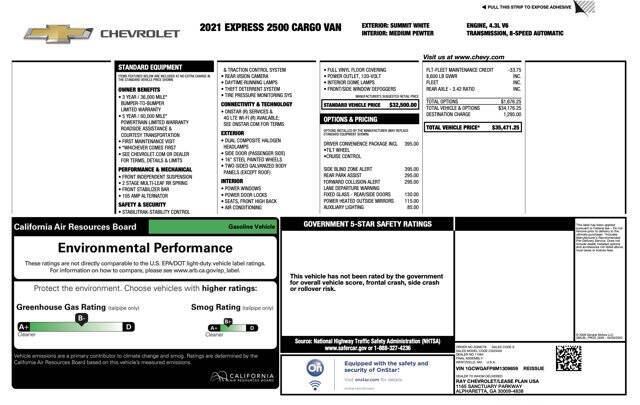 2021 Chevrolet Express 2500