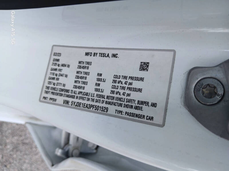 2023 Tesla Model 3