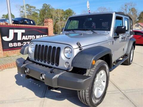 2017 Jeep Wrangler Unlimited for sale at J T Auto Group in Sanford NC