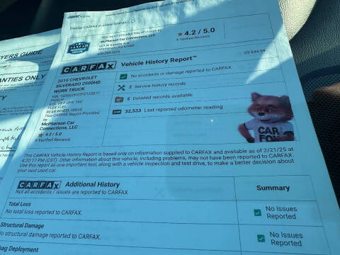 2015 Chevrolet Silverado 2500HD Work Truck