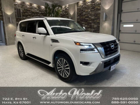 2021 Nissan Armada for sale at Auto World Used Cars in Hays KS