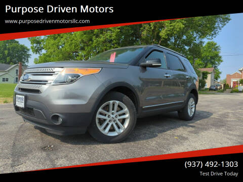 2013 Ford Explorer for sale at Purpose Driven Motors in Sidney OH