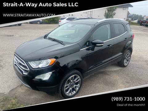 2019 Ford EcoSport for sale at Strait-A-Way Auto Sales LLC in Gaylord MI