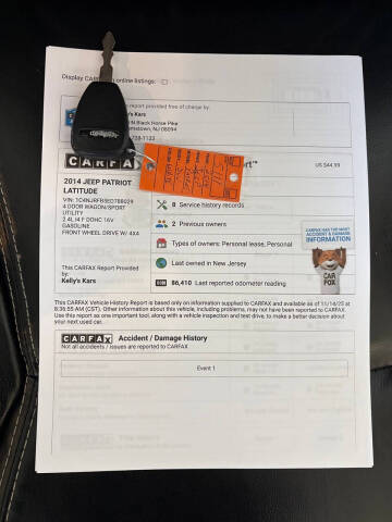 2014 Jeep Patriot Latitude