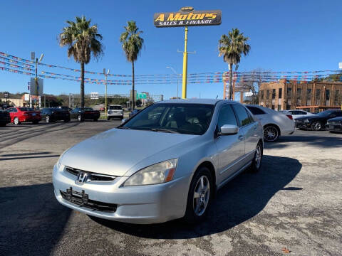 2005 Honda Accord for sale at A MOTORS SALES AND FINANCE - 5630 San Pedro Ave in San Antonio TX