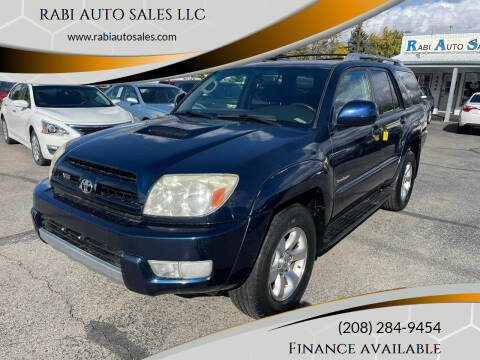 2005 Toyota 4Runner for sale at RABI AUTO SALES LLC in Garden City ID