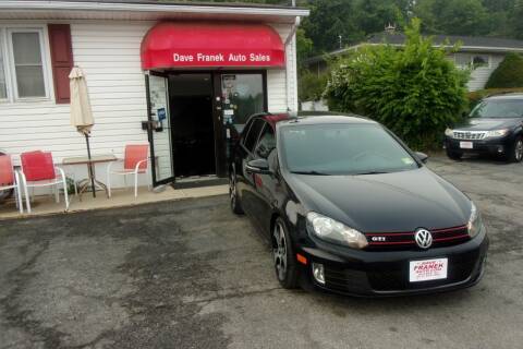 2013 Volkswagen GTI for sale at Dave Franek Automotive in Wantage NJ