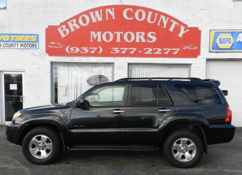 2008 Toyota 4Runner for sale at Brown County Motors in Russellville OH