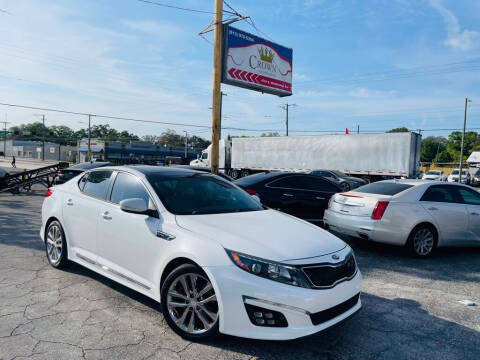 2015 Kia Optima for sale at Crown Auto Finance in Tampa FL