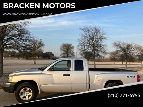 2005 Dodge Dakota for sale at BRACKEN MOTORS in San Antonio TX