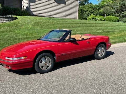 Red 1990 Buick Reatta Base Convertible 2dr Convertible 1