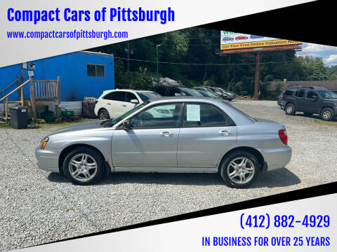 2005 Subaru Impreza for sale at Compact Cars of Pittsburgh in Pittsburgh PA