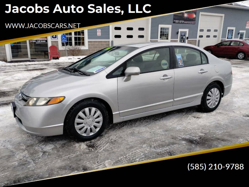 2008 Honda Civic for sale at Jacobs Auto Sales, LLC in Spencerport NY