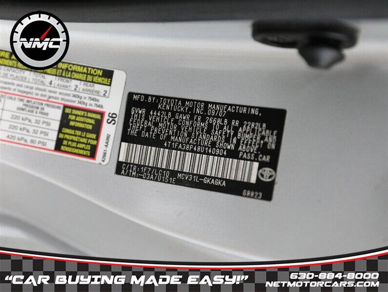 2008 Toyota Camry Solara SLE V6