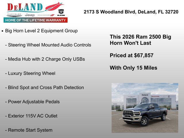 2026 RAM 2500 Big Horn